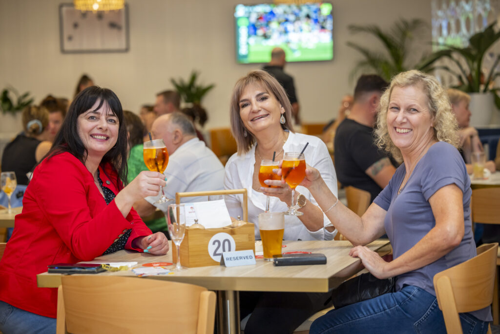 Photography of a publicity event at the Sun Hotel in Townsville to launch the Hotel’s new look and new menu.