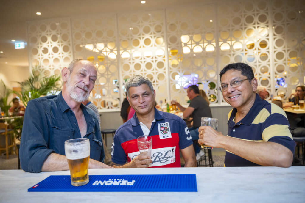 Photography of a publicity event at the Sun Hotel in Townsville to launch the Hotel’s new look and new menu.