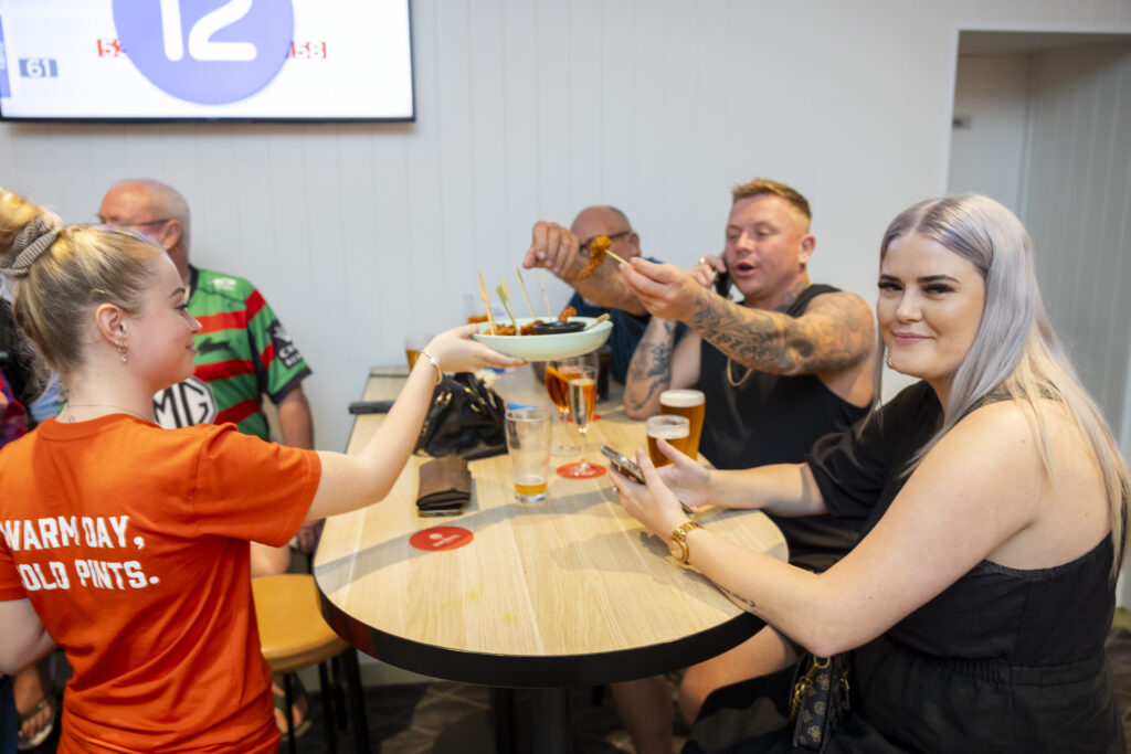 Photography of a publicity event at the Sun Hotel in Townsville to launch the Hotel’s new look and new menu.