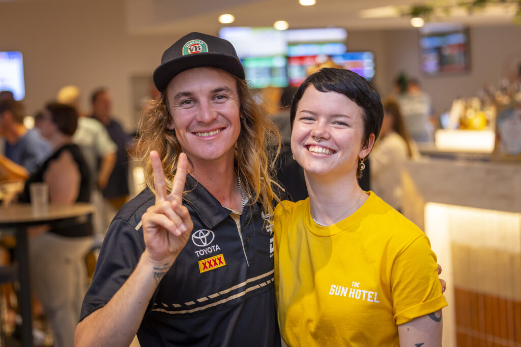 Photography of a publicity event at the Sun Hotel in Townsville to launch the Hotel’s new look and new menu.